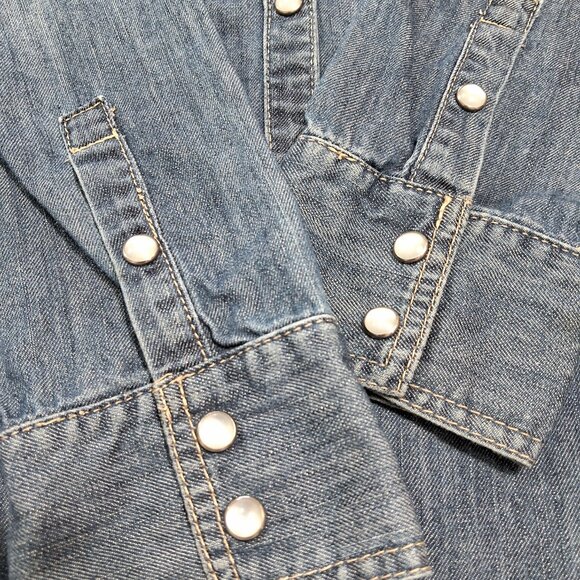 Denim Harley Davidson Western Shirt - Picture 10 of 12